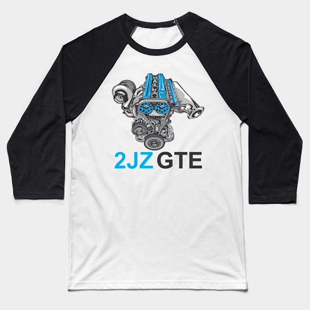 2JZ Baseball T-Shirt by Aestcoart